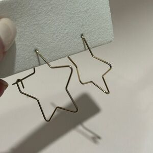 Altar’d State star hoop earrings